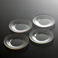 g3071-15-5 φ11.7色ラインガラス小皿