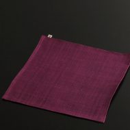 b1134-45-1 26.5×26.5遊 赤紫正方麻ランチョン