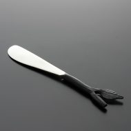 d6199-60-1 15.0x2.5持ち手黒葉バターナイフ