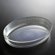 g4152y-40-1 26.5x20.0x5.0耐熱だ円ガラスグラタン皿