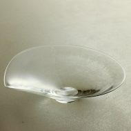 g4195-150-1 16.7x15.3x4.5平片口ガラス鉢(艸田正樹)