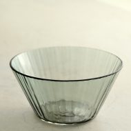 g4212 ゆらぎライングレーガラス鉢(小林裕之)
