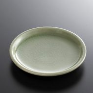 t1067y-10-1 φ12.3タイ薄緑小皿
