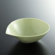 t3013-25-1 18.3x16.0x6.2薄緑しずく鉢
