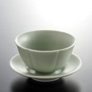 t4020-100-2　φ9.3x5.0台湾青磁茶器
