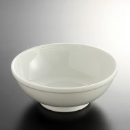 t5091-25-1サイズ：φ19.5x7.3白地玉渕ラーメン鉢