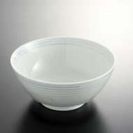 t5111-75-1サイズ：φ17.8x8.0呉須千筋ラーメン鉢