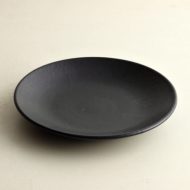 w2530-301 φ21.0x3.0マット生成り皿黒