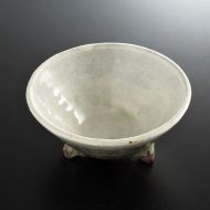 w3052-40-1 φ9.8x4.2白釉足付小鉢