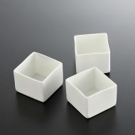 w3079-15-3 4.0x4.0x3.0白磁豆角鉢