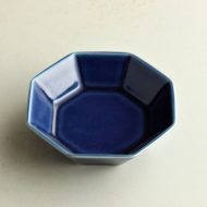 w3525-30-1 φ11.8x3.0藍八角浅鉢