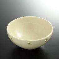 w3574-30-1 φ12.0x5.4粉引き薄緑ホ鉢