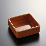 y0033-20-2 8.3x8.3x3.0茶角皿