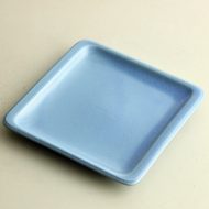y2063-35-1 21.0x21.0Afternoon Tea ブルー角皿
