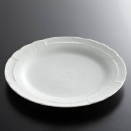 y2368-20-1 φ23.0白柄ディナー皿
